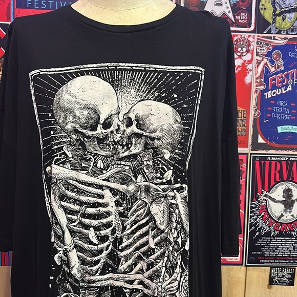 Mortus Viventi Tarot LOVERS TEE 3x - Picture 7 of 11